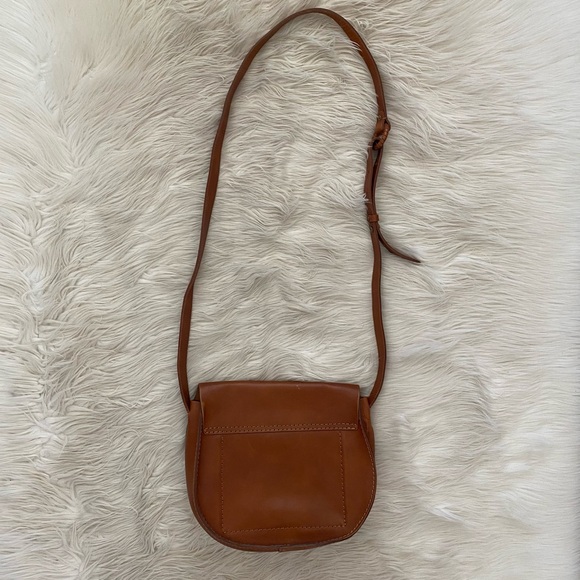 Madewell Brown Leather Western Classic Crossbody Purse Savannah Saddlebag - Picture 9 of 15
